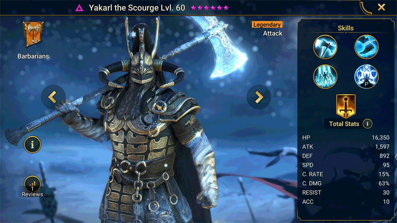 yakarl the scourge