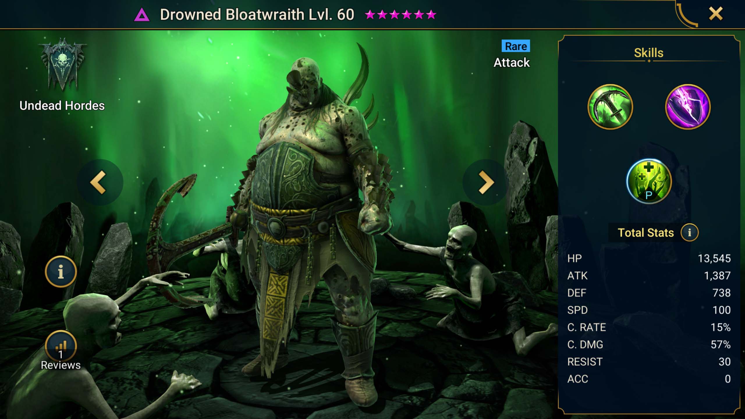 drowned bloatwraith